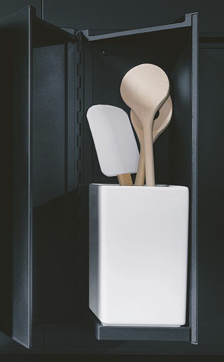 Design Küchenausstattung mit Porzelanschalen